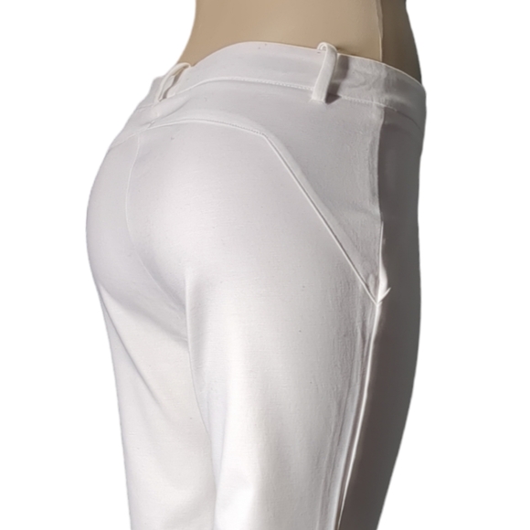 Calvin Klein White Ankle Pants Size 4 - Picture 8 of 14